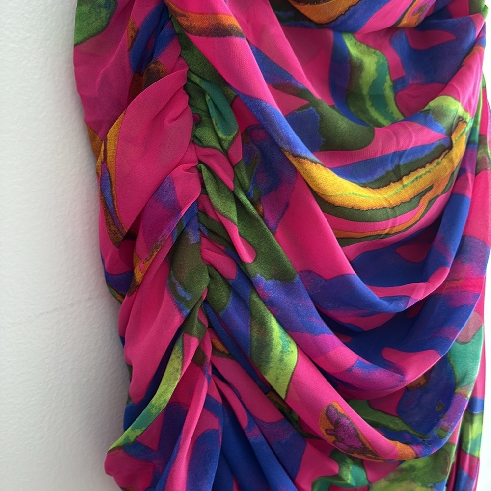Fashion Nova Vibrant Multicolor Mini Dress - Picture 13 of 16